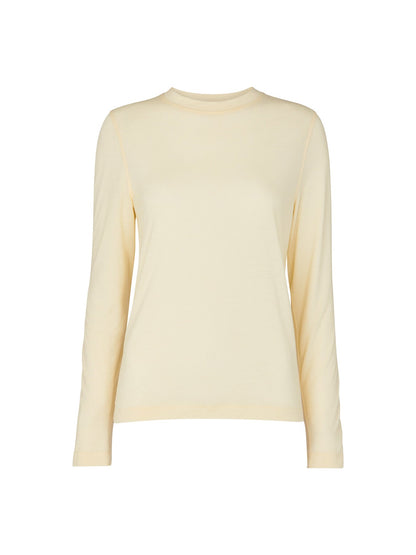 Wool Blend Crew Neck Top