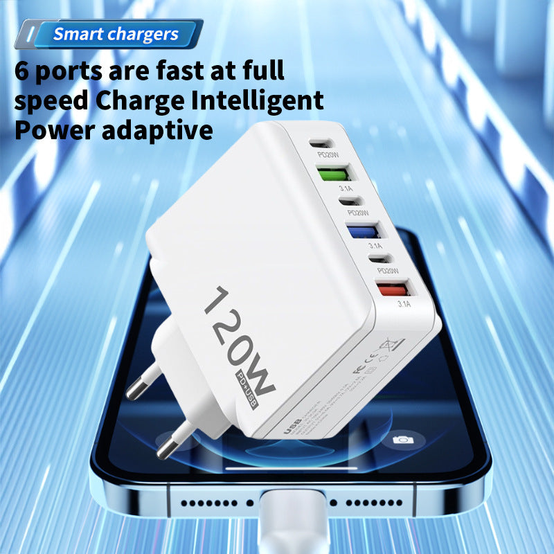 120W Multi Port USB Charger
