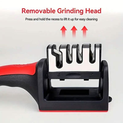 4 Stages Professional Kitchen Knife Sharpener Tool