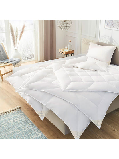 Blue Down and Feather Pillow Soft