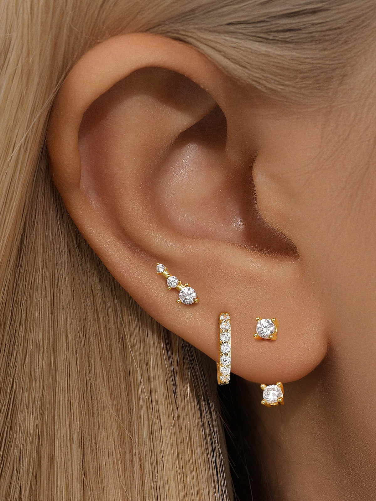 KOSINER 18K Gold-Plated Popular Multi-Style Set
