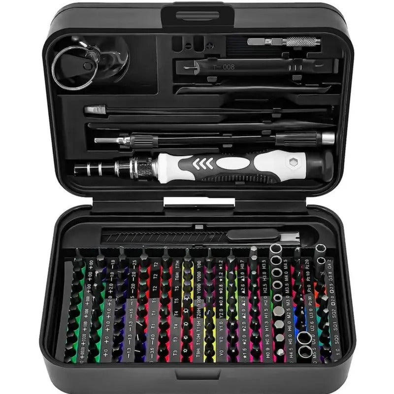 132-in-1 Precision Screwdriver Set, Magnetic Screwdriver Tool Kit with 108 Bits, Multifunctional Repair Tool Set for Electronics, Phones & More