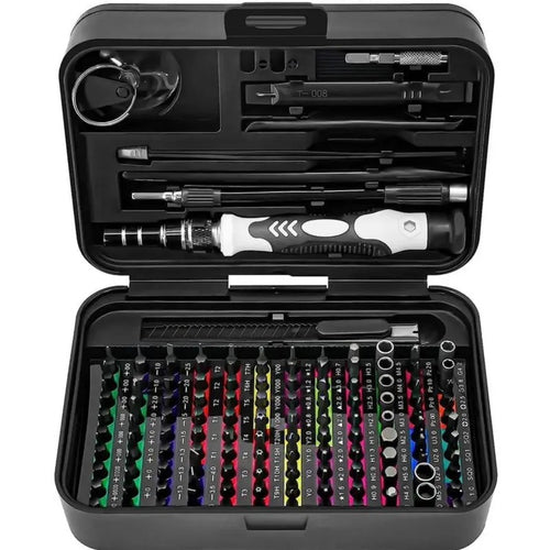 132-in-1 Precision Screwdriver Set, Magnetic Screwdriver Tool Kit with 108 Bits, Multifunctional Repair Tool Set for Electronics, Phones & More