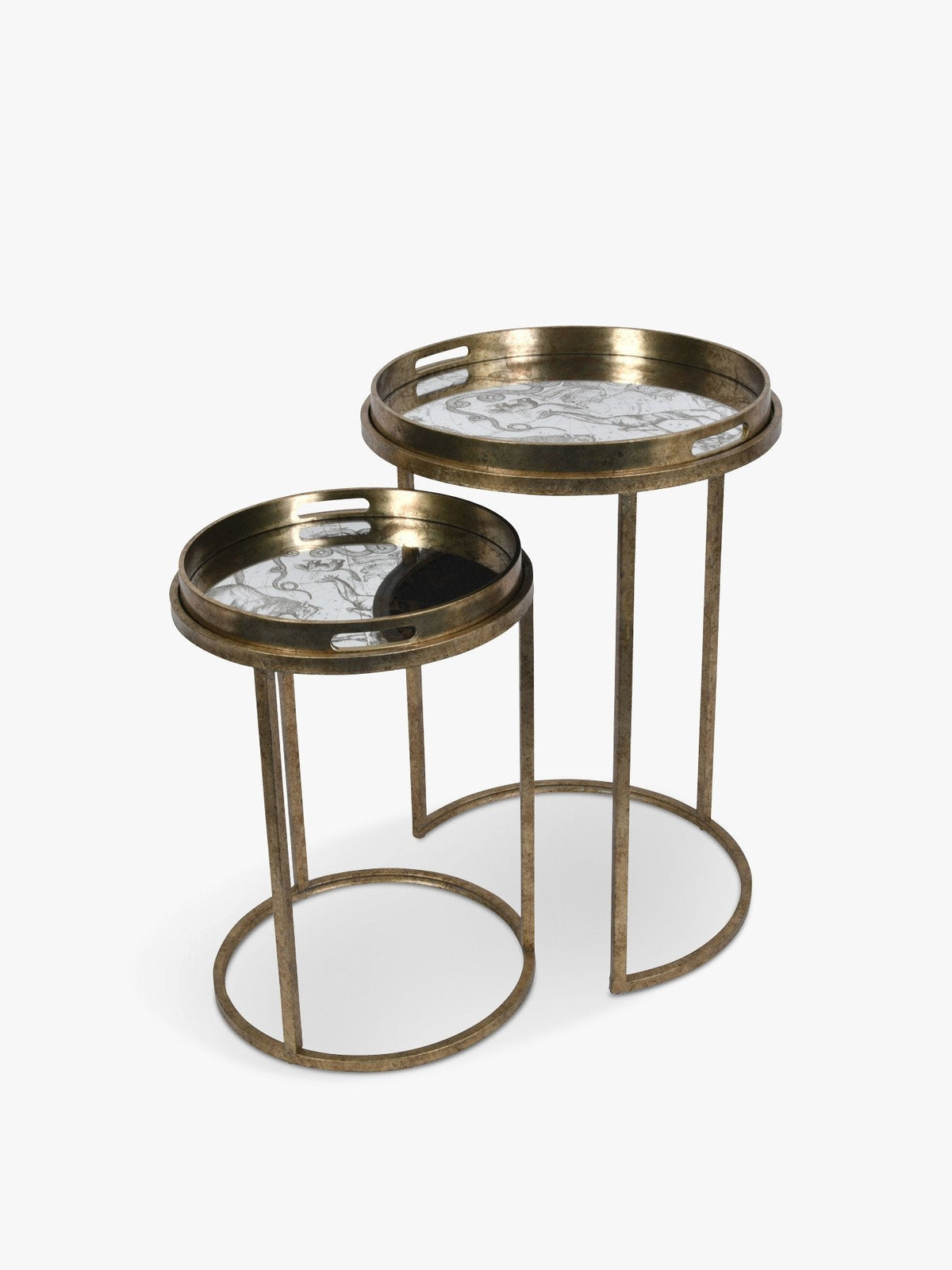 Astrology Chart Set of 2 Tray Tables