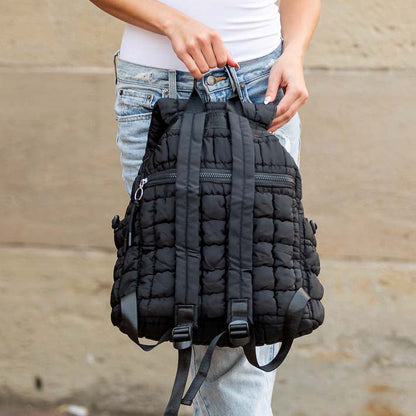 Stevie Quilted Puffer Backpack