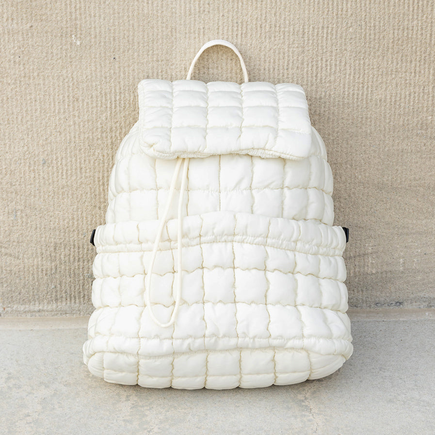 Stevie Quilted Puffer Backpack