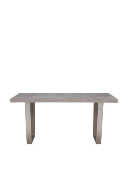 Grey Halmstad Concrete Effect 200cm Dining Table, Seats 4-6