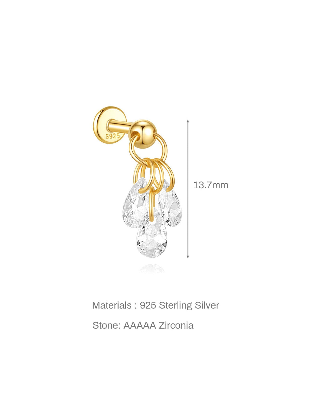 KOSINER 925 Sterling Silver Multi-Style Versatile Set