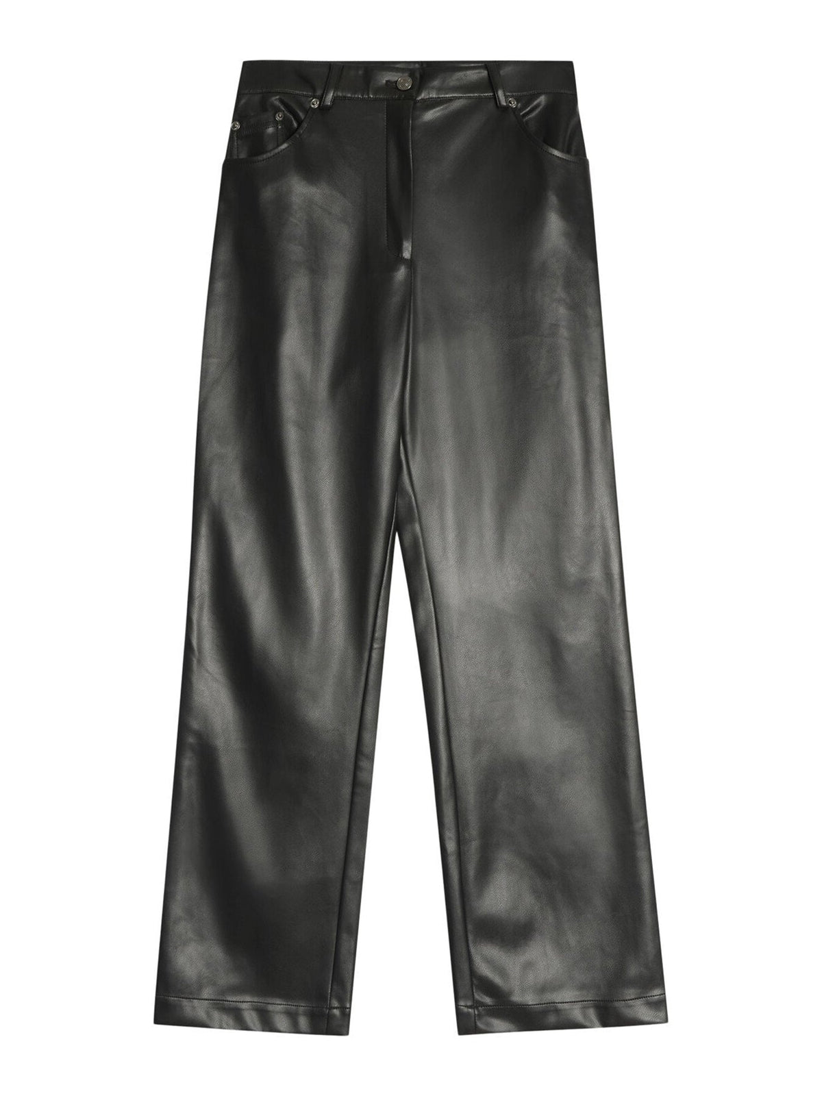 Faux Leather Jeans