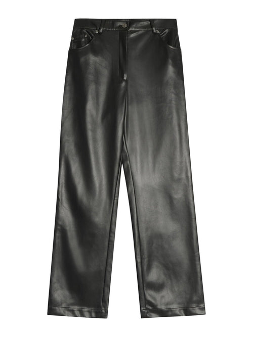 Faux Leather Jeans