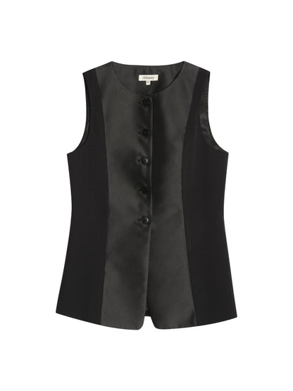 Tuxedo Waistcoat Black