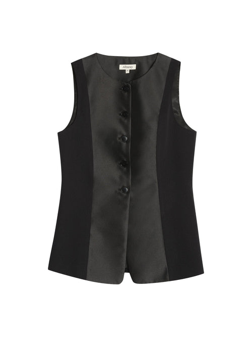 Tuxedo Waistcoat Black