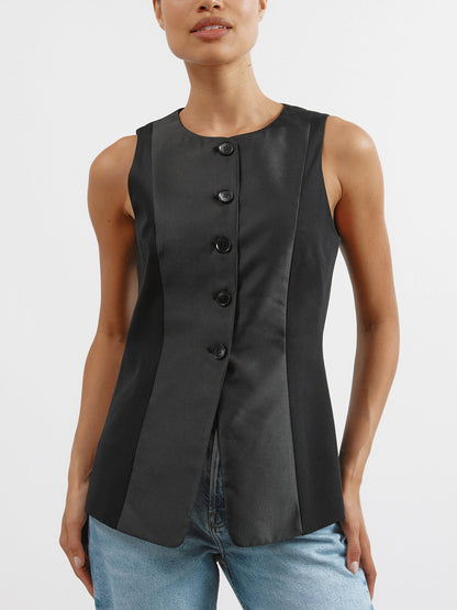 Tuxedo Waistcoat Black