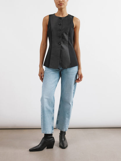 Tuxedo Waistcoat Black