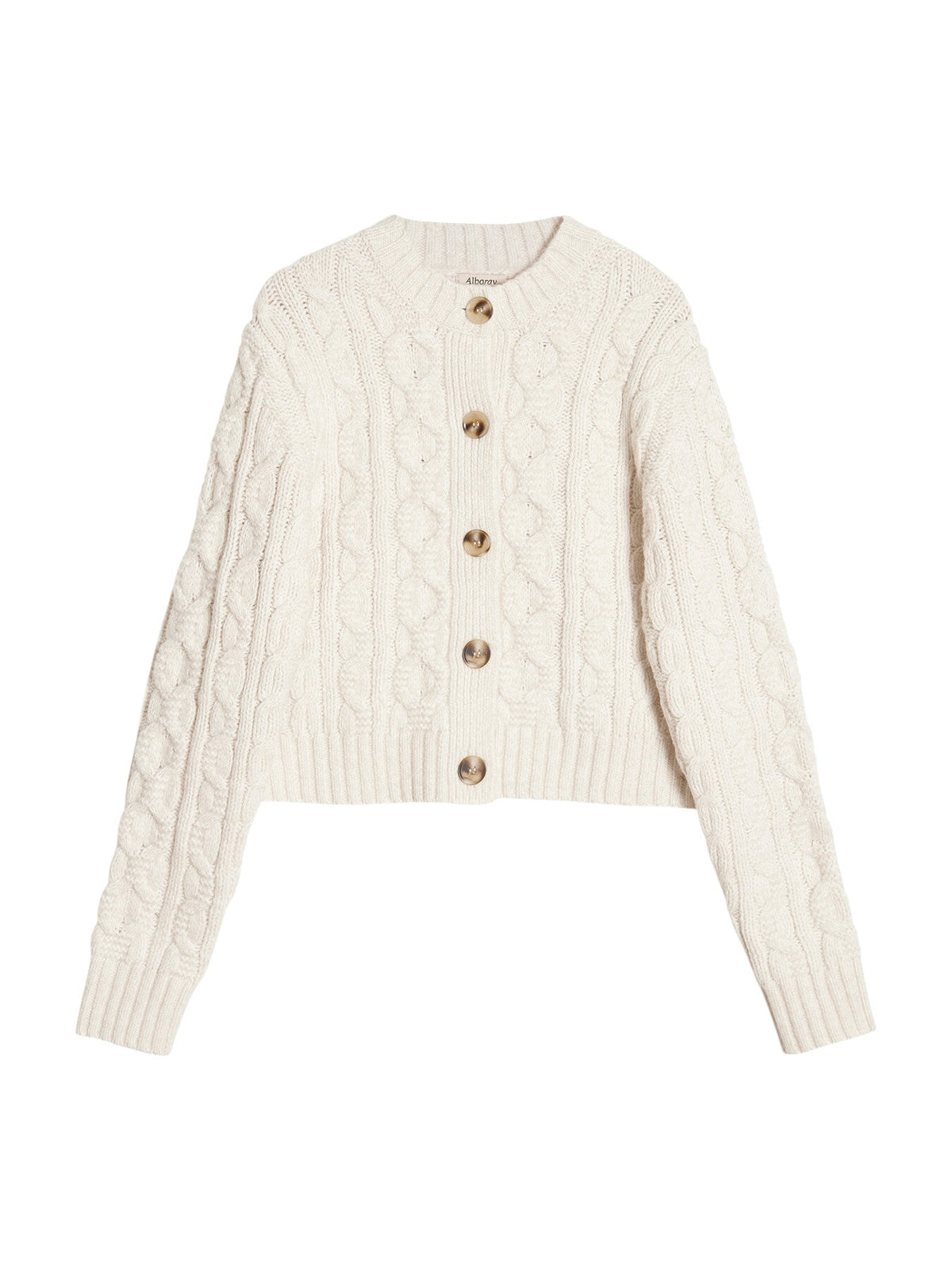 Cable Cardigan Cream