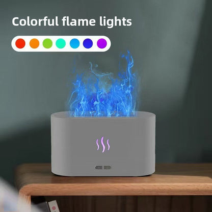 3D Flame Aroma Diffuser & Humidifier with Auto Shut-Off