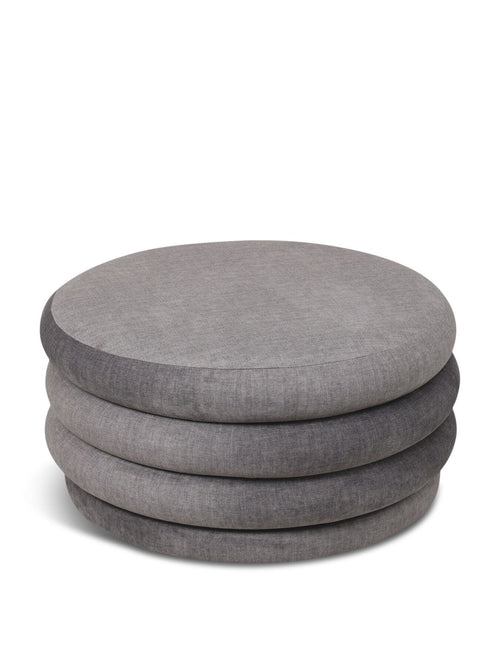 Casa Upholstered Storage Ottoman Grey