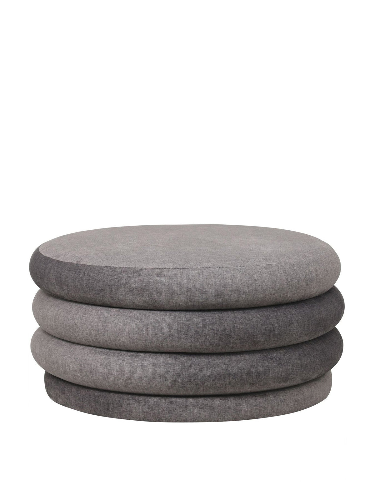 Casa Upholstered Storage Ottoman Grey