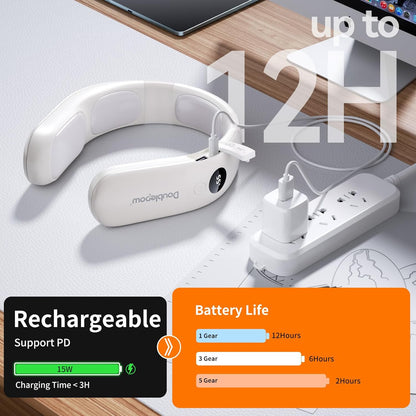 10000mah Rechargeable Neck Warmer,for Necks Up to 8 inches Wide