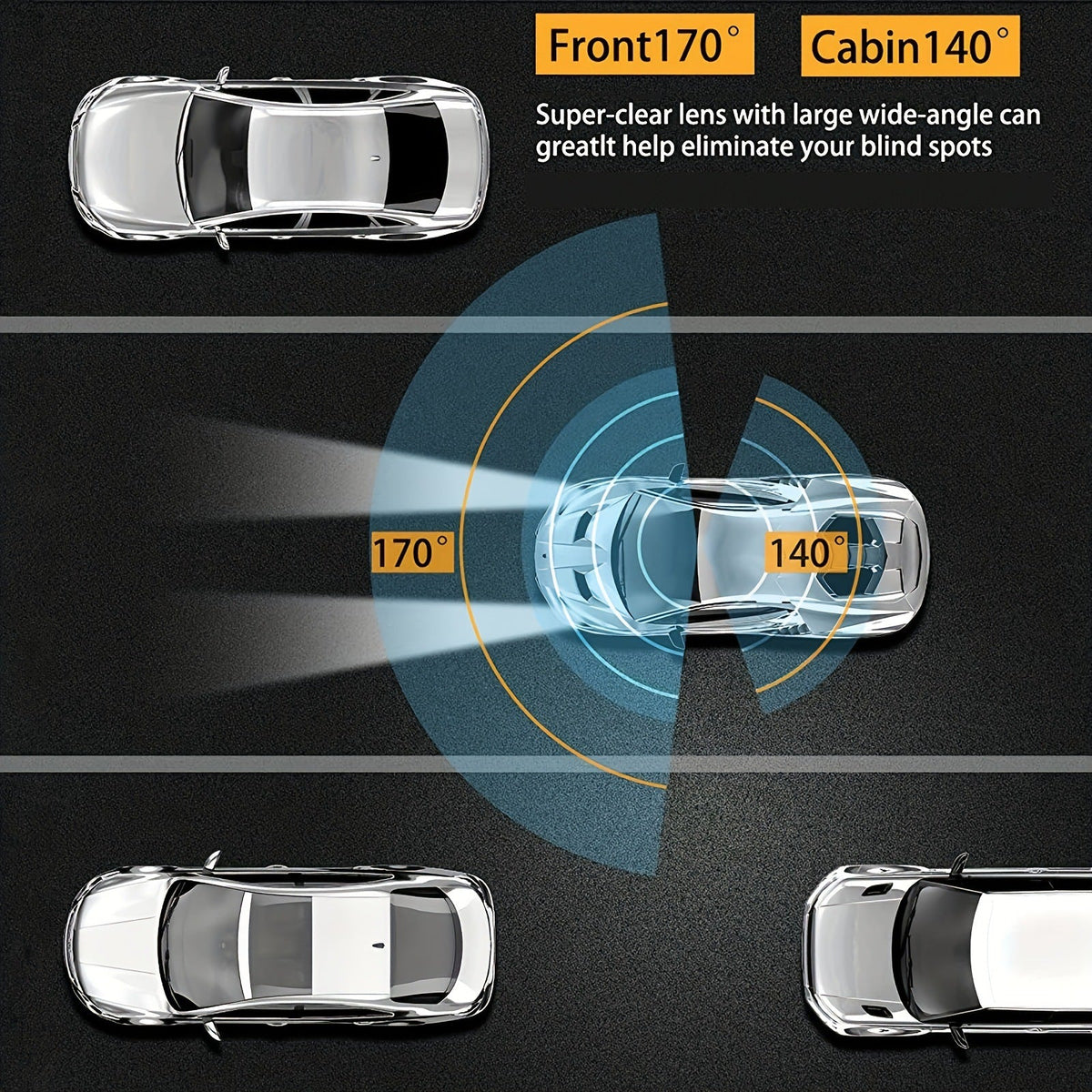 Car Driving Recorder HD Night Vision 1080P