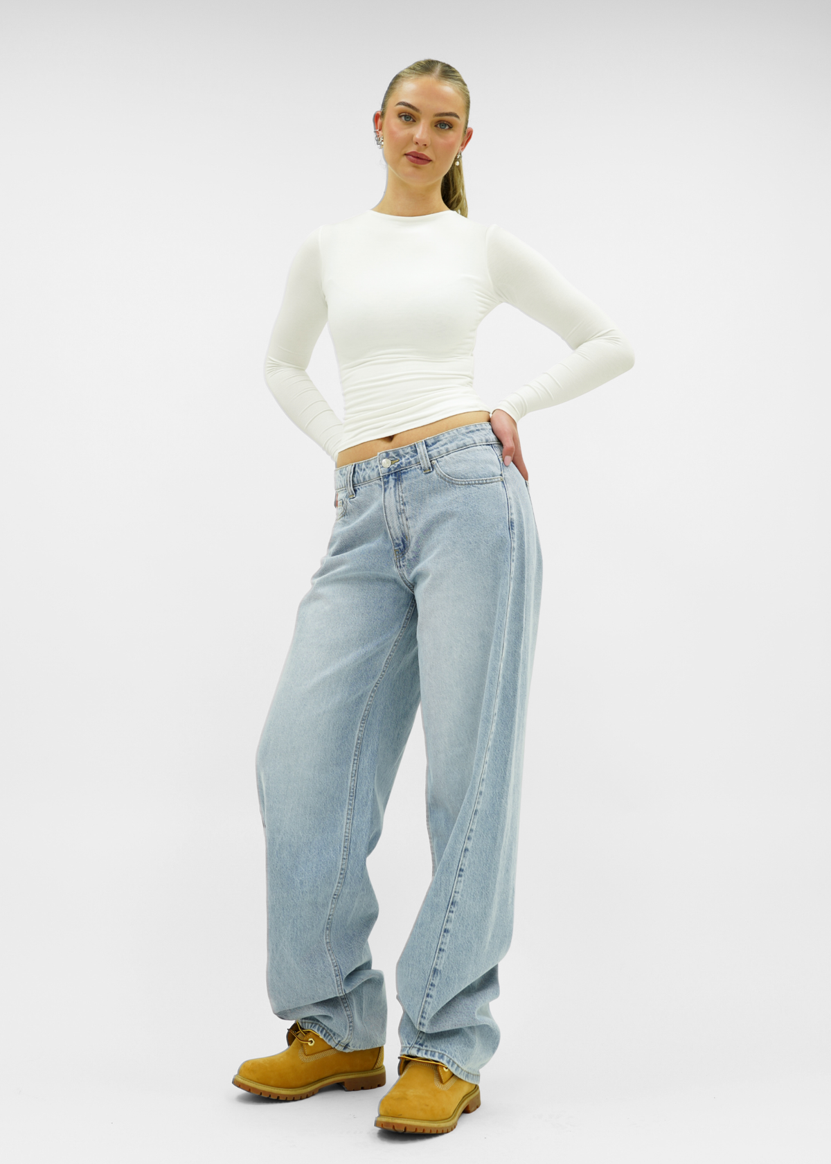 Balloon jeans light blue (tall)