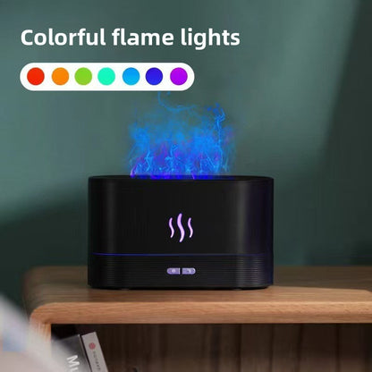 3D Flame Aroma Diffuser & Humidifier with Auto Shut-Off