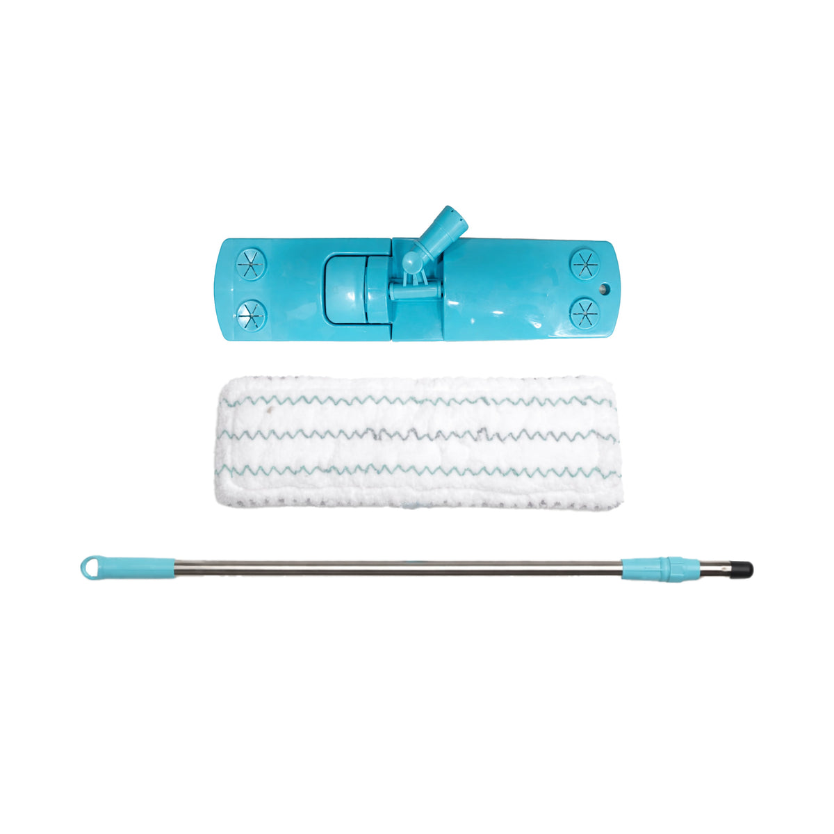Zidello Microfiber Flat Mop - Wet & Dry Floor Cleaner