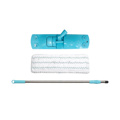 Zidello Microfiber Flat Mop - Wet & Dry Floor Cleaner
