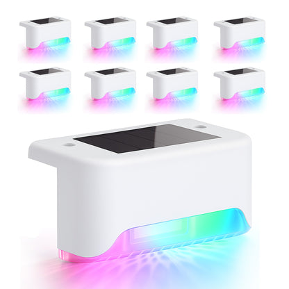 8-Pack Solar LED Deck & Step Lights