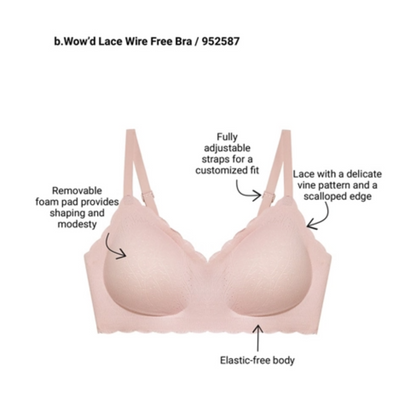 B. Tempt'd BWow'd Wirefree Bra 952587