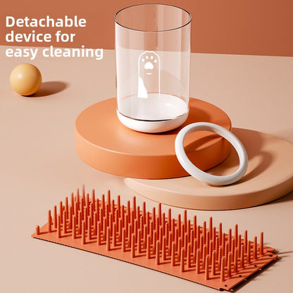 Automatic foot scrubber brush