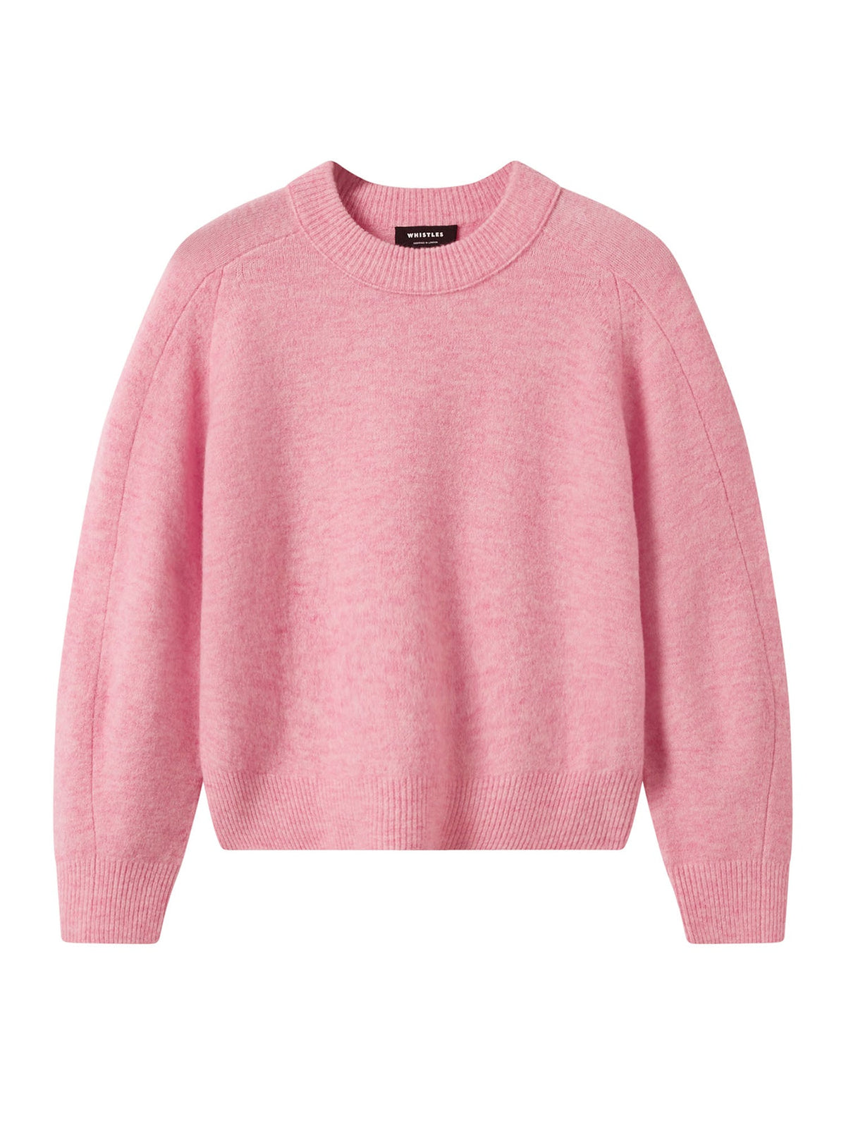 Wool Mix Curved Hem Knit