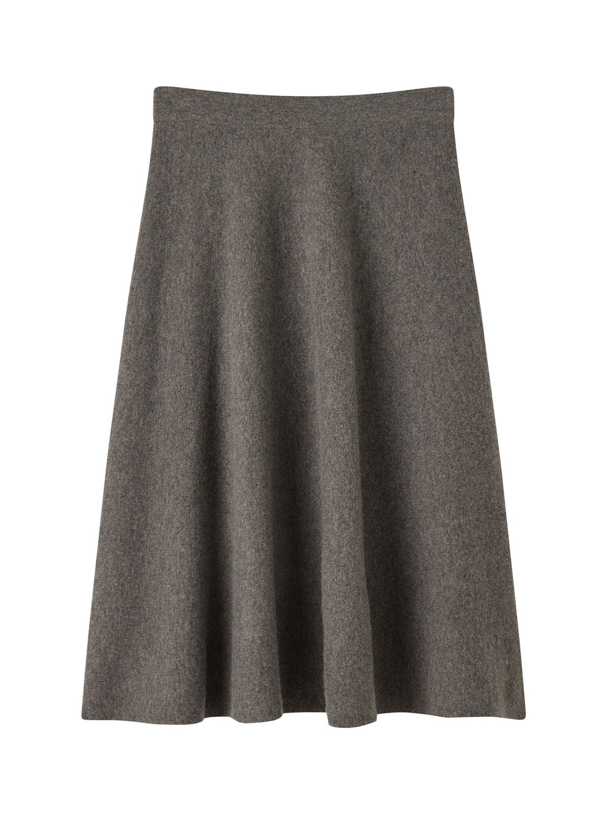 Wool Knitted Midi Skirt