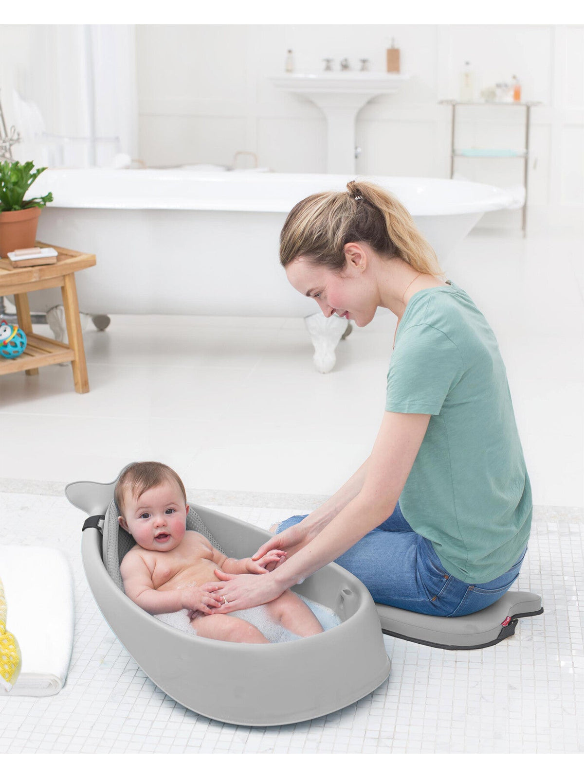 Moby 3 Stage Bath Grey