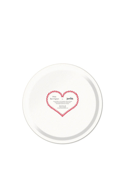 Red Apéritif Circular Tray