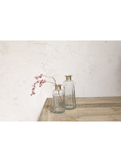 Chara Large Hammered Bottle Decorative