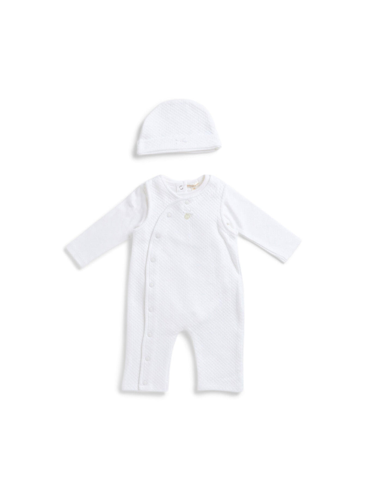 Quilted Body Dungaree and Hat