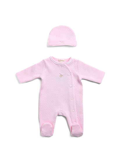 Quilted babygrow