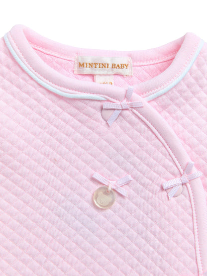 Quilted babygrow