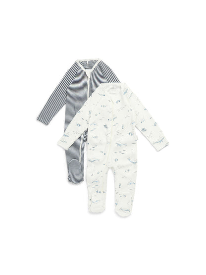 2 Pack Zip Growsuit