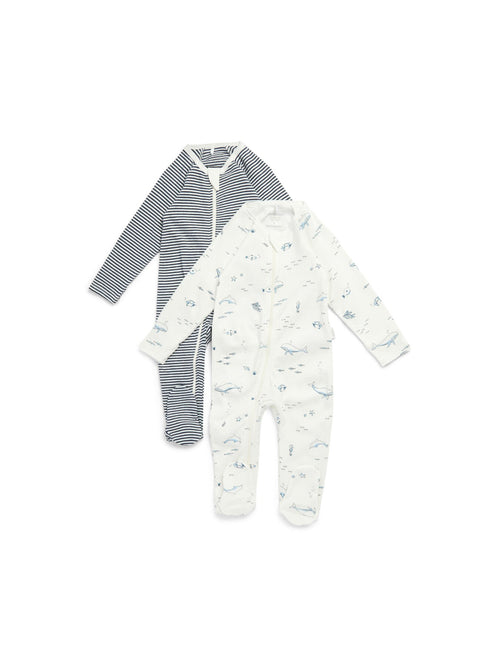 2 Pack Zip Growsuit