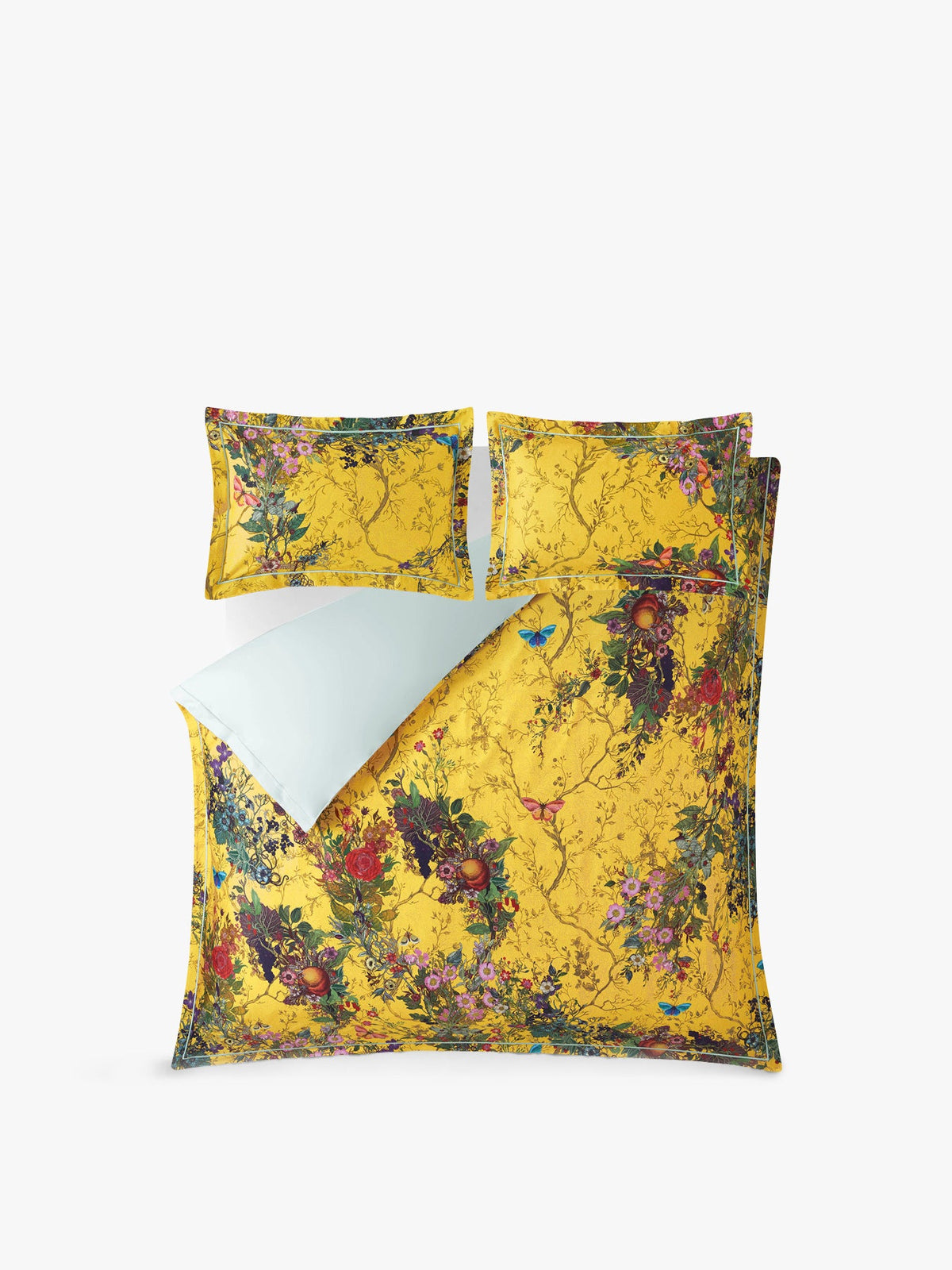 Bloomsbury Garden Duvet Cover Set Yellow