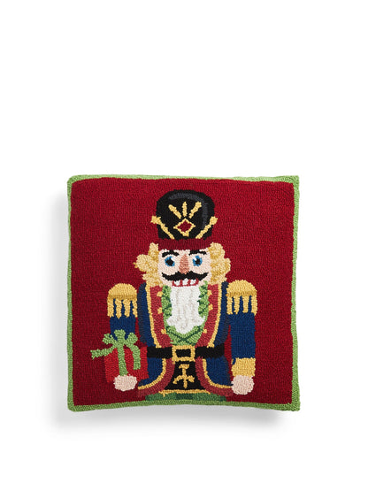 Nutcracker With Present Cushion