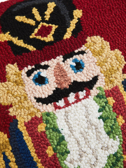 Nutcracker With Present Cushion