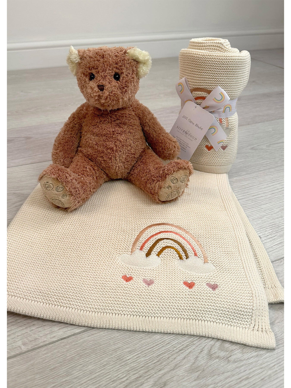 Embroided Rainbow Blanket