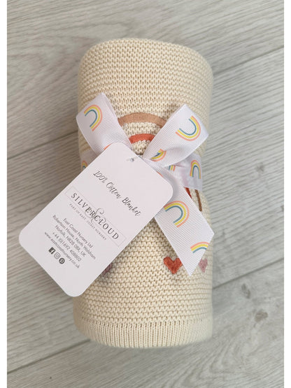 Embroided Rainbow Blanket