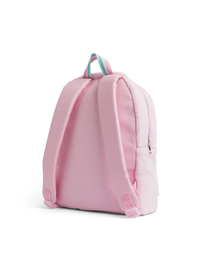 BELLA FAUX FUR RAINBOW CROWN LARGE BACKPACK