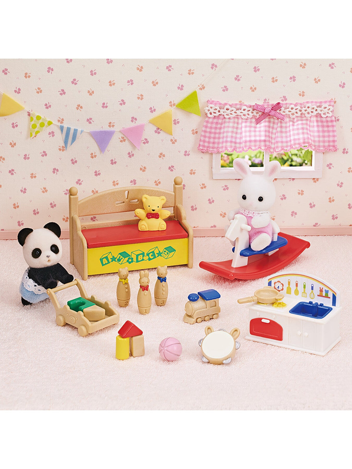 Babys Toy Box - Snow Rabbit Panda Babies