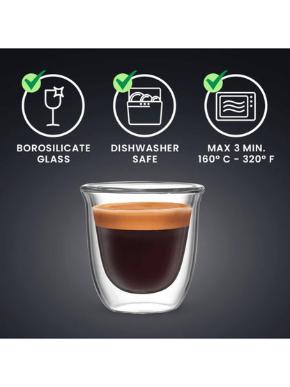 Firenze Double Walled Espresso Glass Set of 2