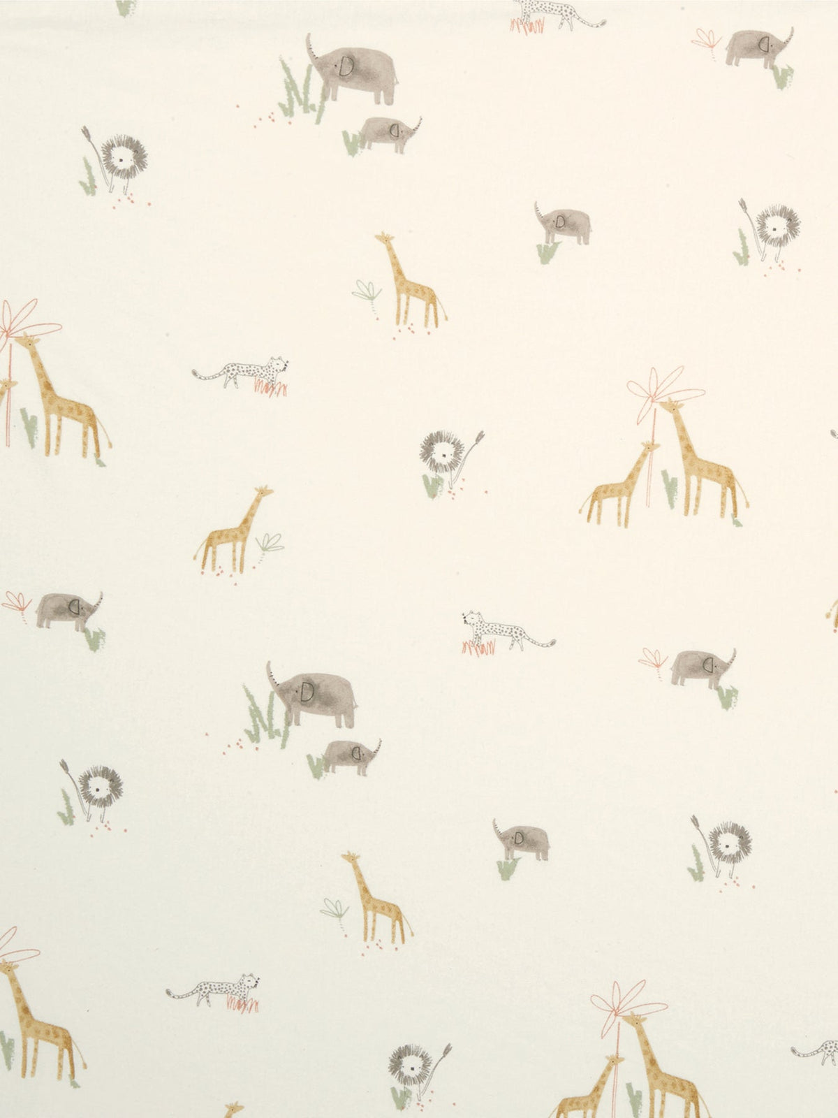2 CotBed Fitted Sheets Jungle